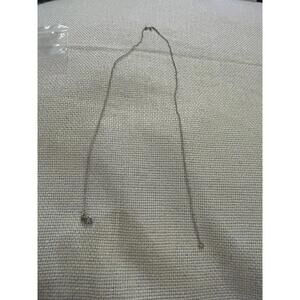 Lot a620 18.5 inch 925 sterling silver chain necklace